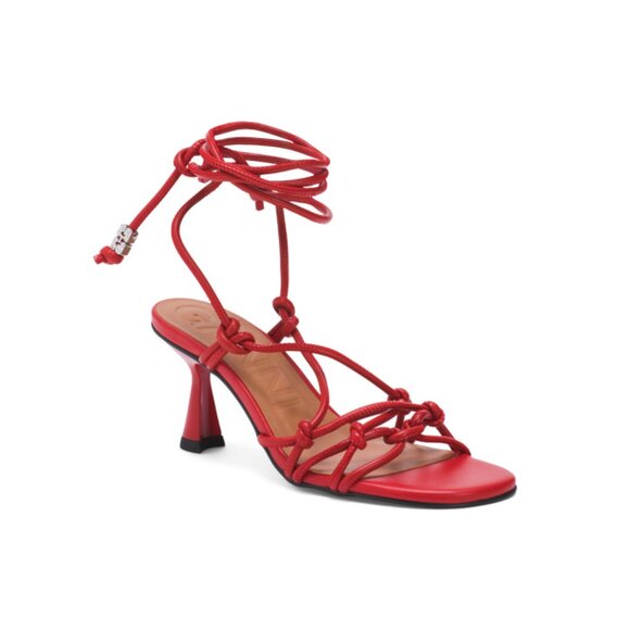 サンダル・ミュール GANNI Women Sandals S2752 474 RED Ganni